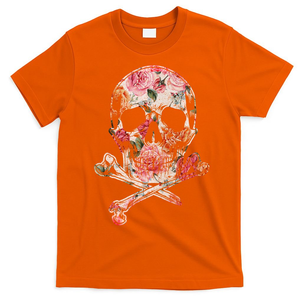 Summer Flower Skull T-Shirt