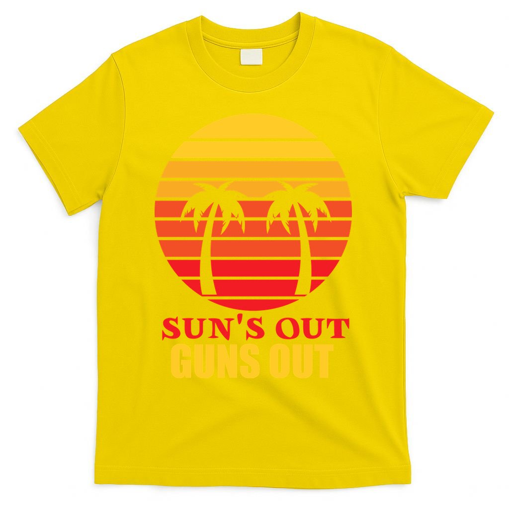 Sun's Out Guns Out Summer Party T-Shirt