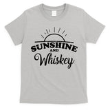 Sunshine And Whiskey Retro Summer T-Shirt
