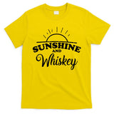 Sunshine And Whiskey Retro Summer T-Shirt