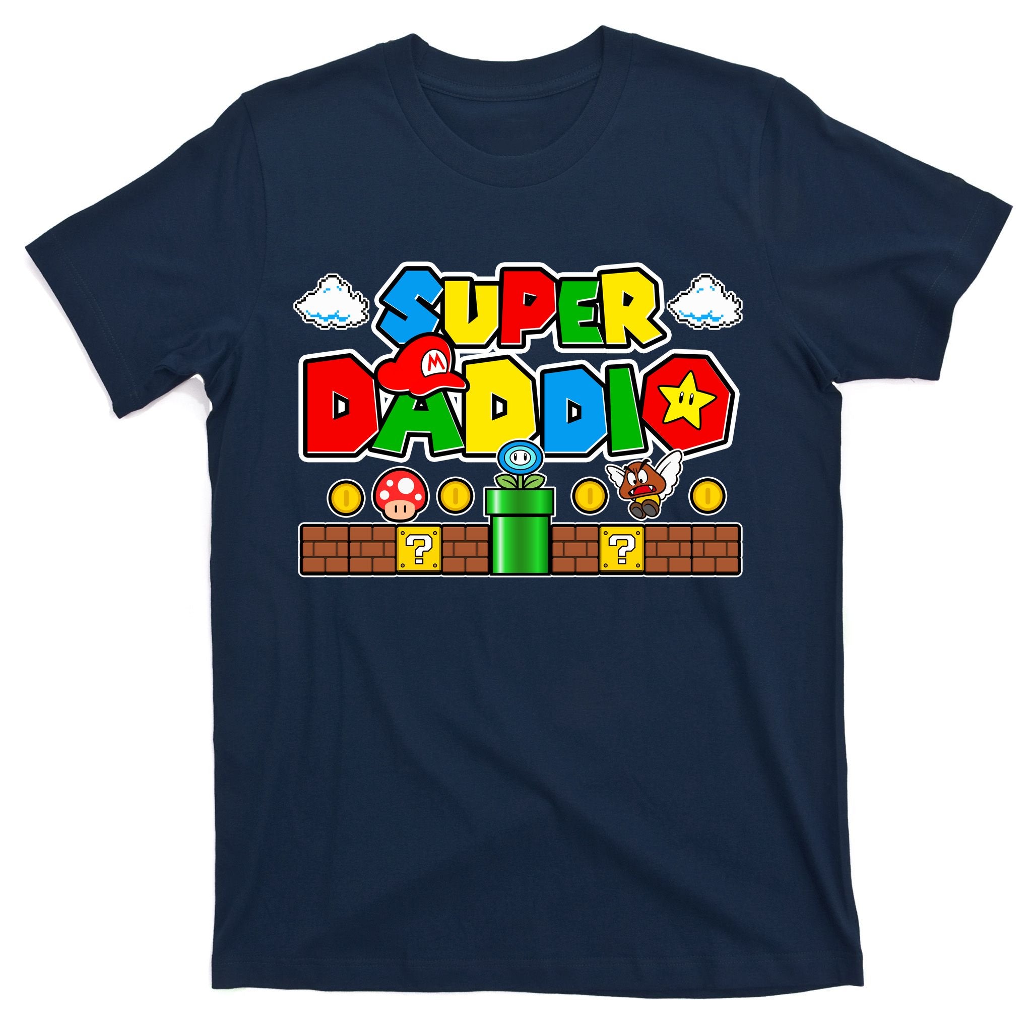Super Daddio Dad Video Gamer T-Shirt
