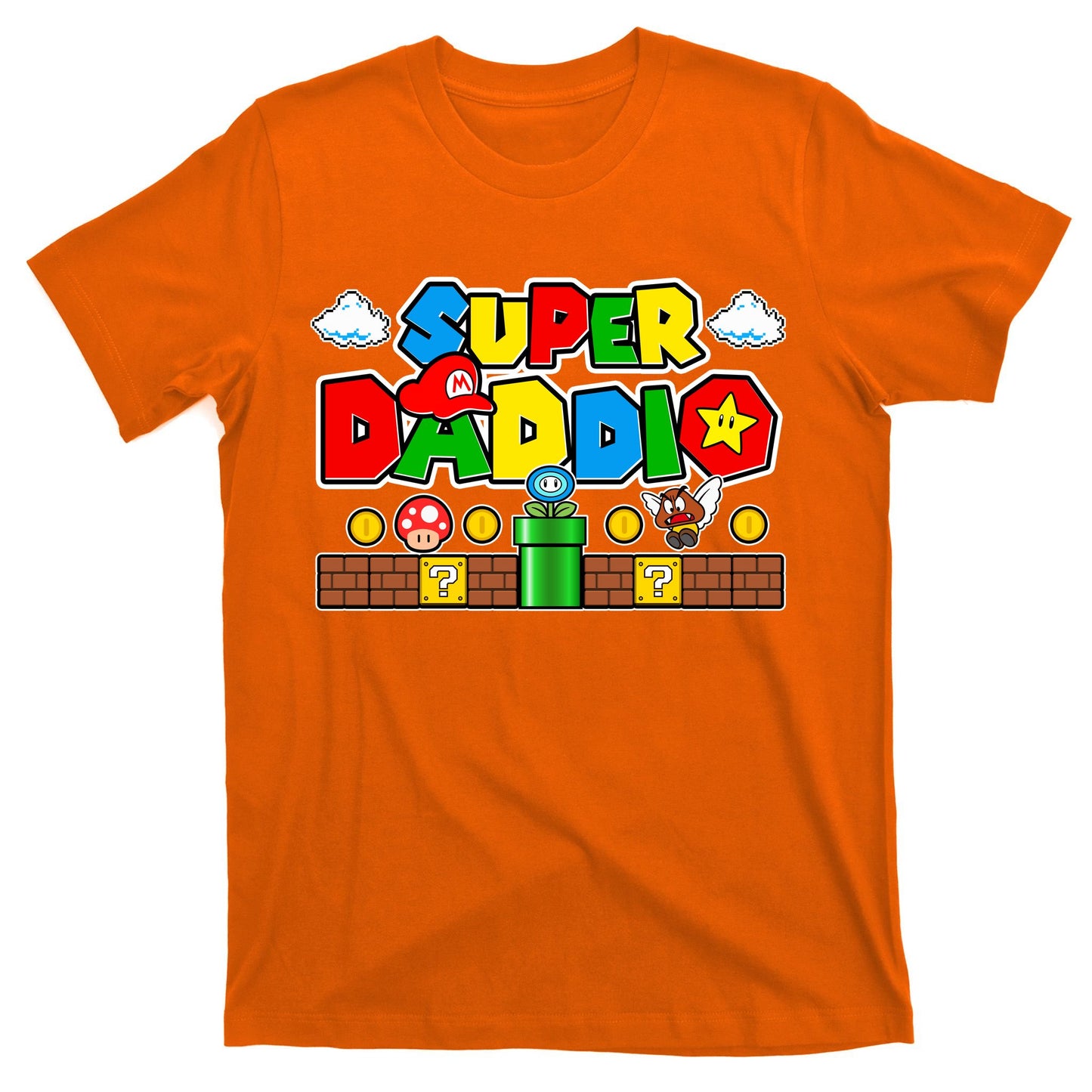 Super Daddio Dad Video Gamer T-Shirt