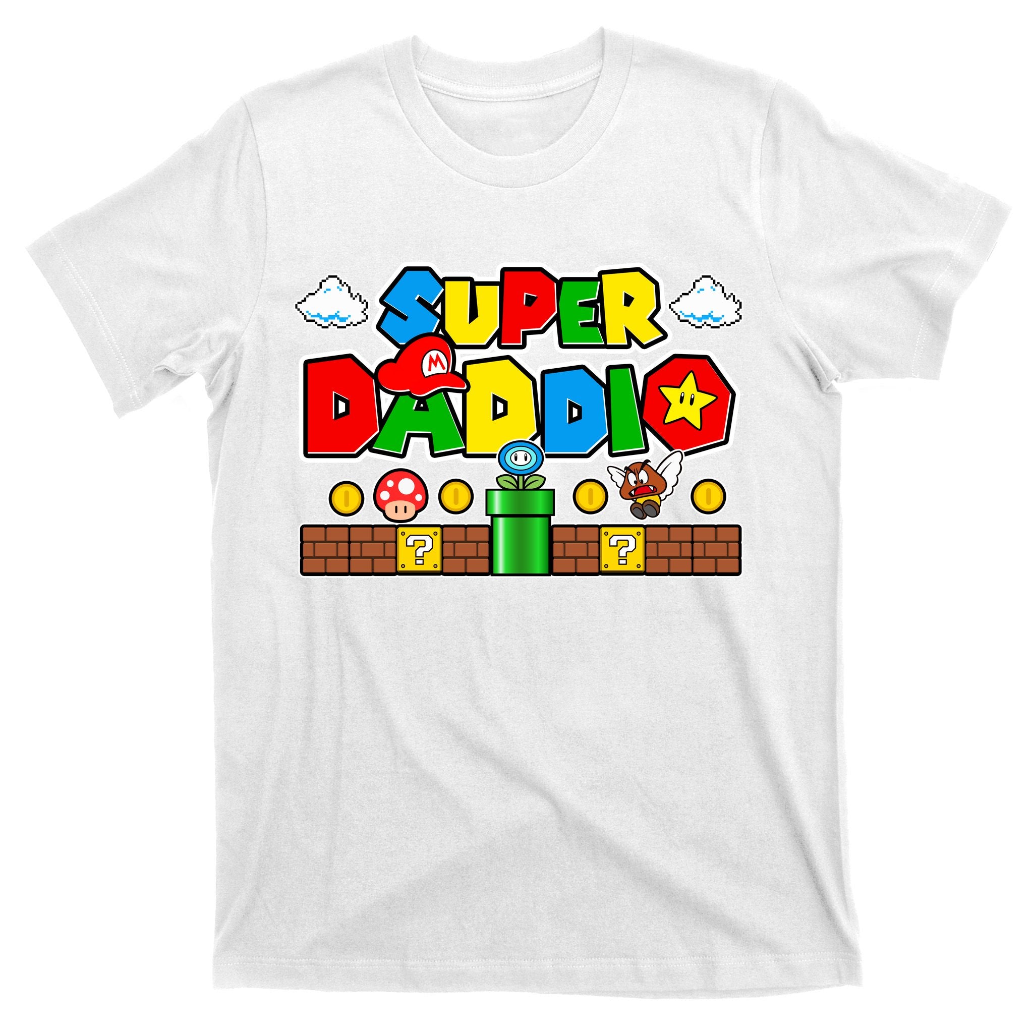 Super Daddio Dad Video Gamer T-Shirt