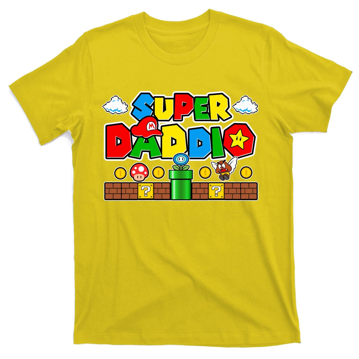 Super Daddio Dad Video Gamer T-Shirt