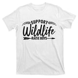 Support Wildlife Raise Boy Parents T-Shirt