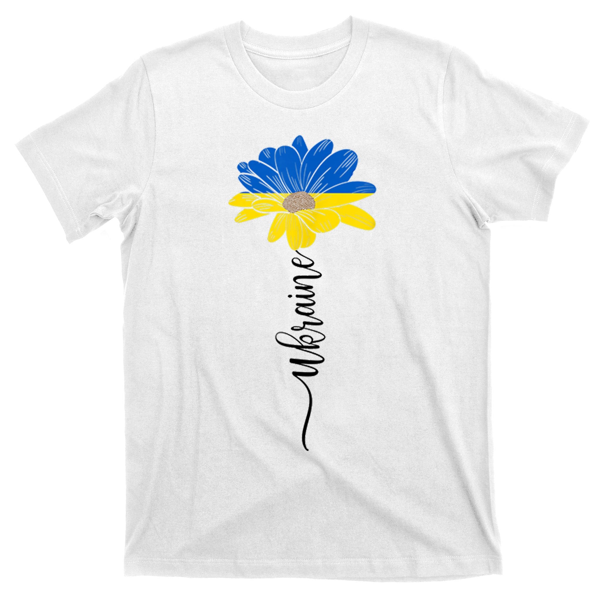 Support Ukraine Sunflower T-Shirt