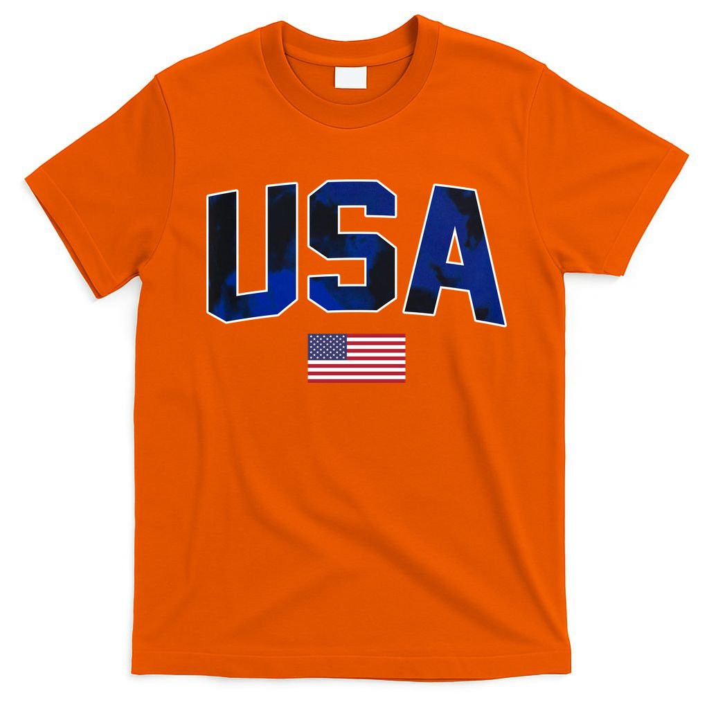 States United USA Tie Dye Soccer Jersey American Football T-Shirt