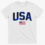 States United USA Tie Dye Soccer Jersey American Football T-Shirt