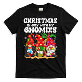 Summer Vacation Gnomes Lover Funny Christmas In July T-Shirt