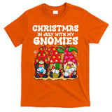 Summer Vacation Gnomes Lover Funny Christmas In July T-Shirt