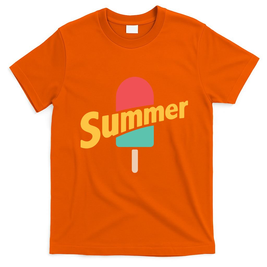 Summer Vacation Ice Cream Popsicle T-Shirt
