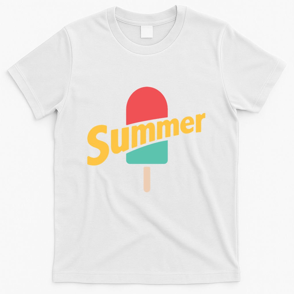 Summer Vacation Ice Cream Popsicle T-Shirt