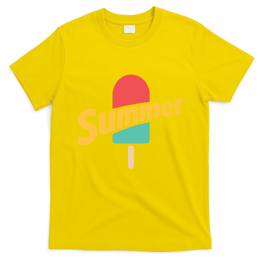 Summer Vacation Ice Cream Popsicle T-Shirt
