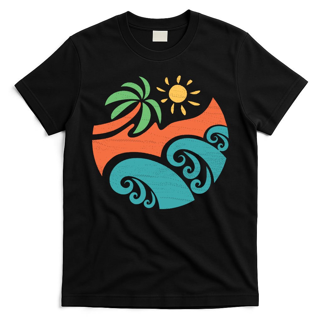 Summer Vacation Ocean Waves T-Shirt