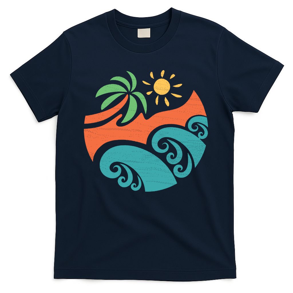 Summer Vacation Ocean Waves T-Shirt