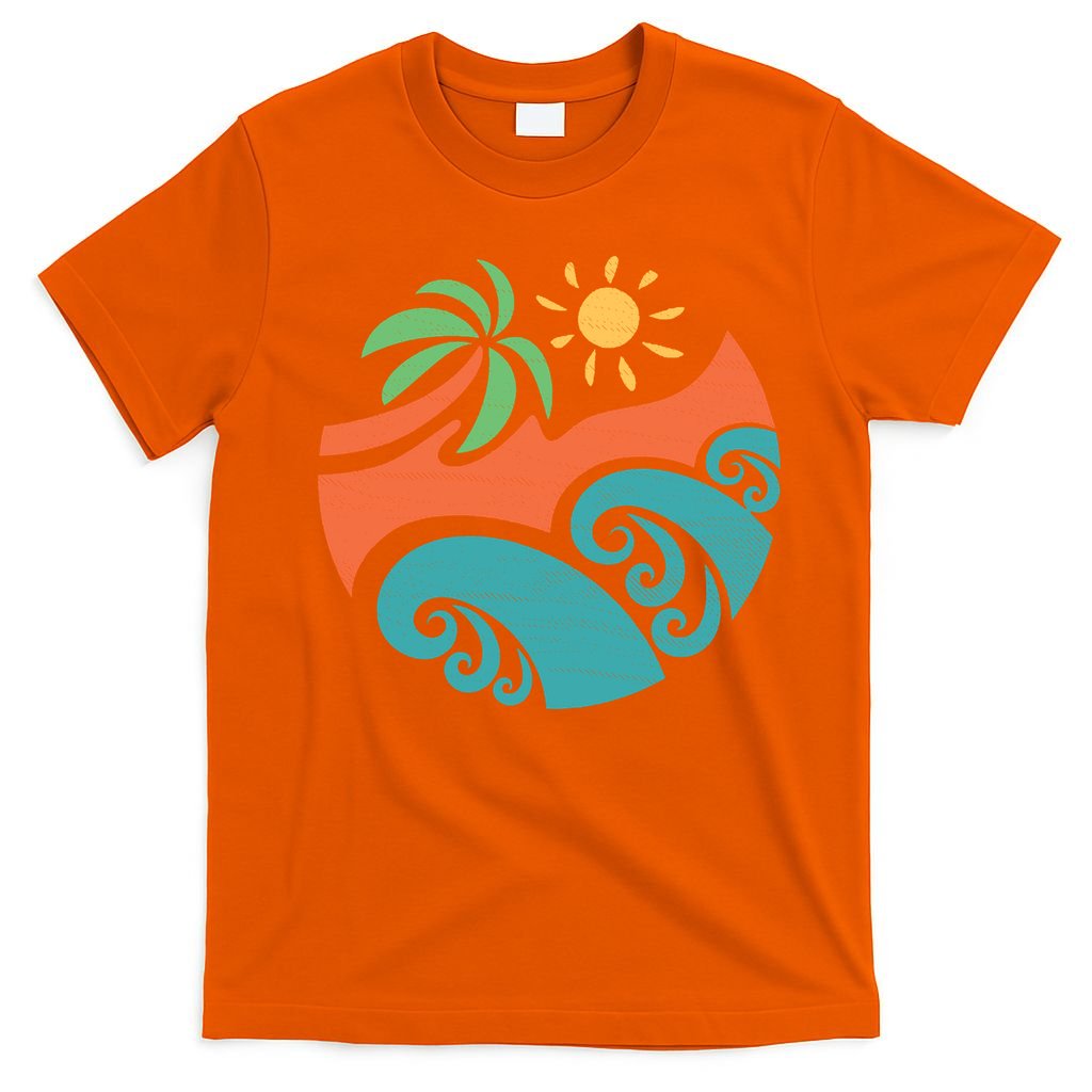 Summer Vacation Ocean Waves T-Shirt