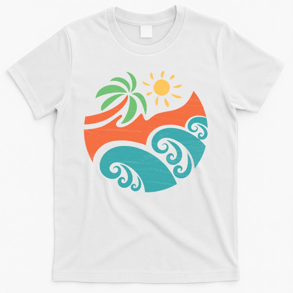 Summer Vacation Ocean Waves T-Shirt