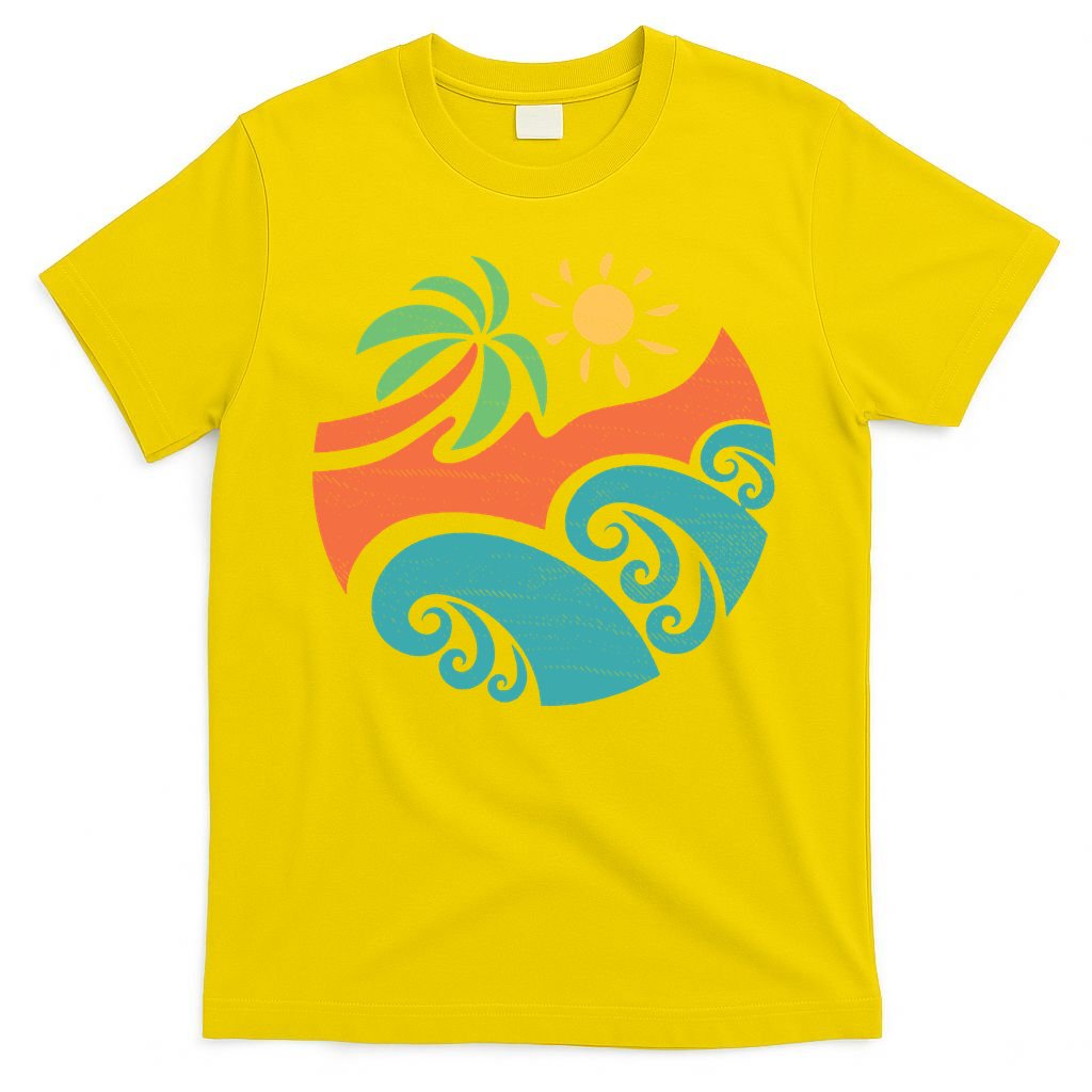 Summer Vacation Ocean Waves T-Shirt
