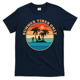 Summer Vibes Only Retro Beach Sunset T-Shirt