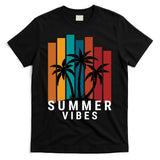 Summer Vibes Retro Palm Tree T-Shirt