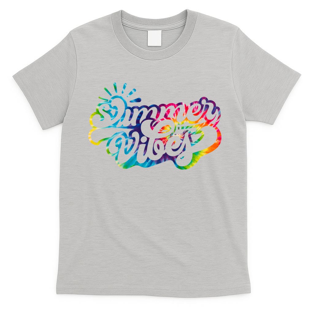 Summer Vibes Retro Colorful Trippy Style T-Shirt