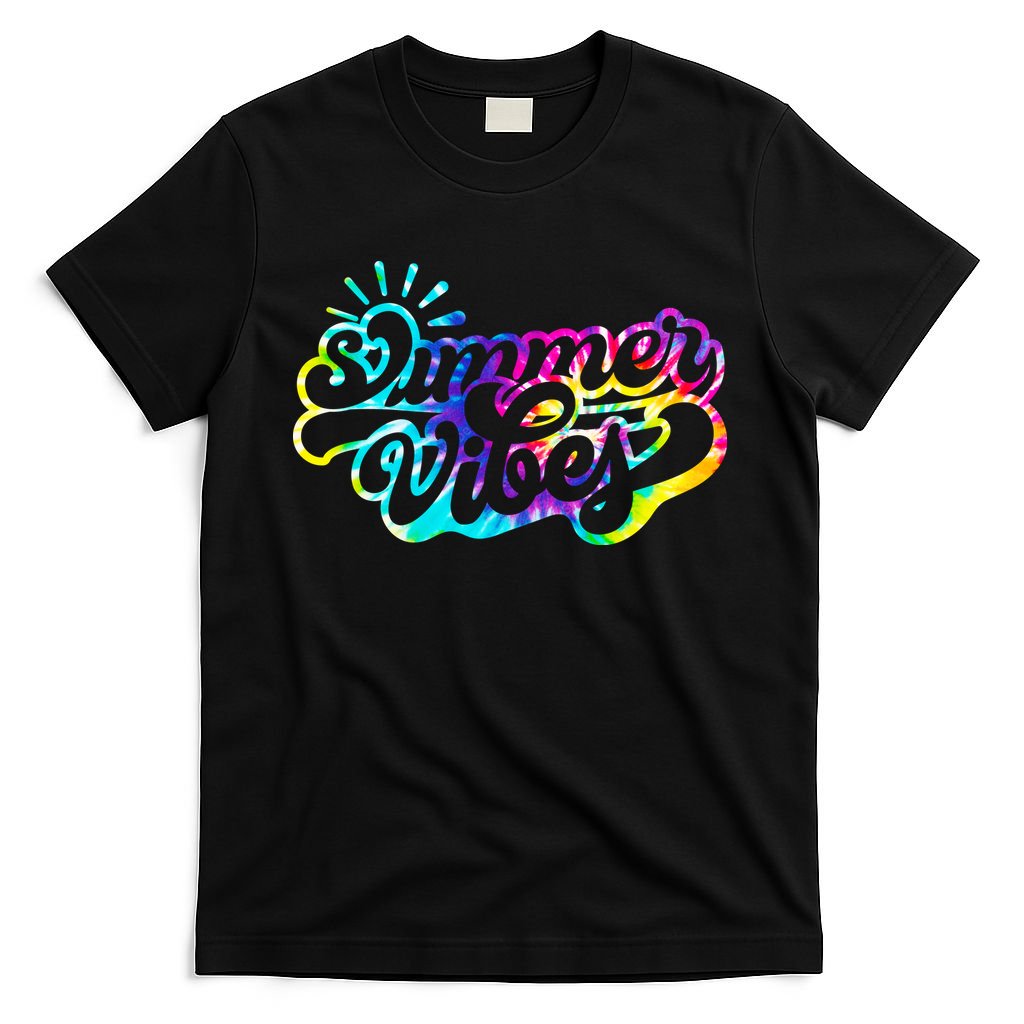 Summer Vibes Retro Colorful Trippy Style T-Shirt