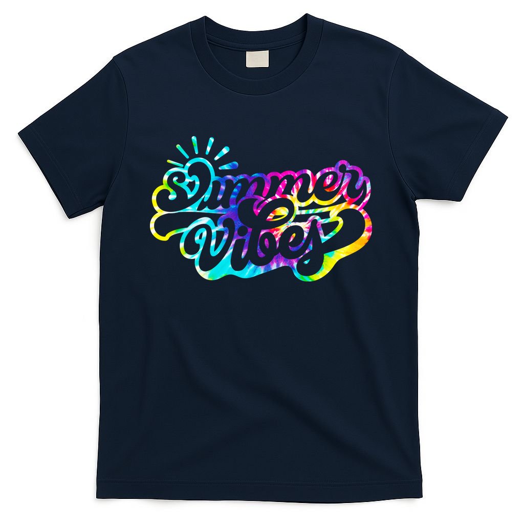 Summer Vibes Retro Colorful Trippy Style T-Shirt