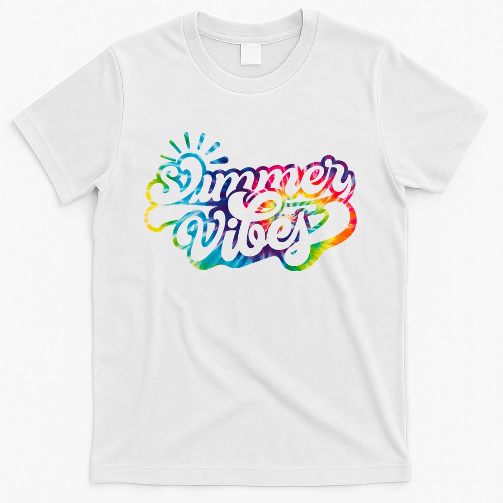 Summer Vibes Retro Colorful Trippy Style T-Shirt