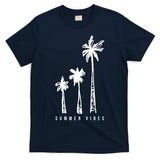 Summer Vibes Retro Palm Tree T-Shirt