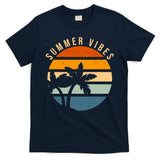 Summer Vibes Retro Sunset Tropical T-Shirt