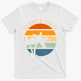 Summer Vibes Retro Sunset Tropical T-Shirt