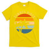 Summer Vibes Retro Sunset Tropical T-Shirt