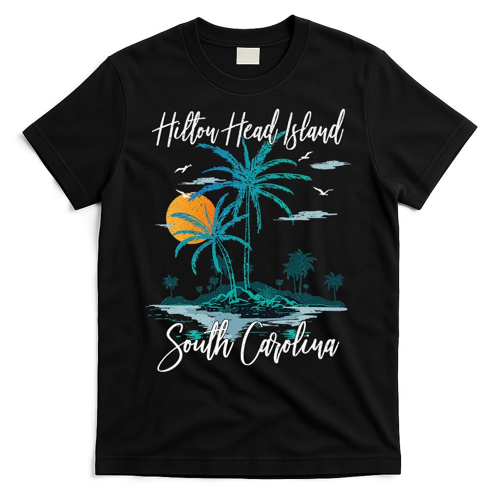 Summer Vacation Retro South Carolina Hilton Head Island T-Shirt