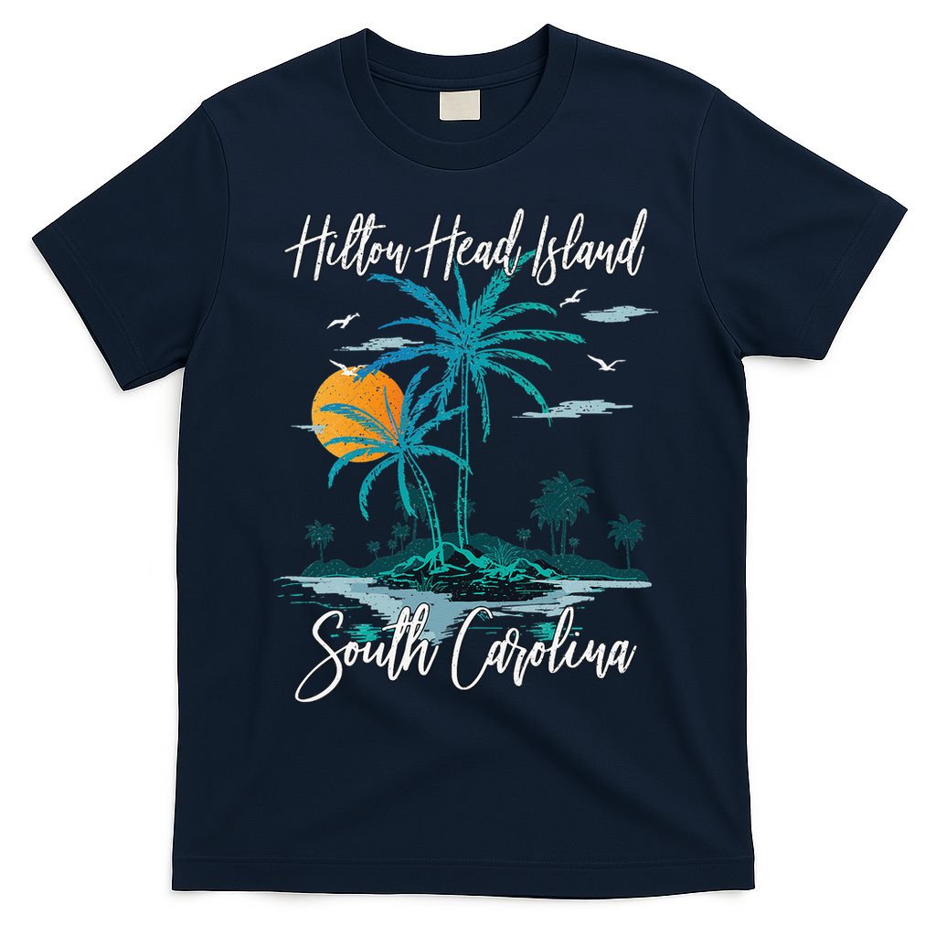 Summer Vacation Retro South Carolina Hilton Head Island T-Shirt