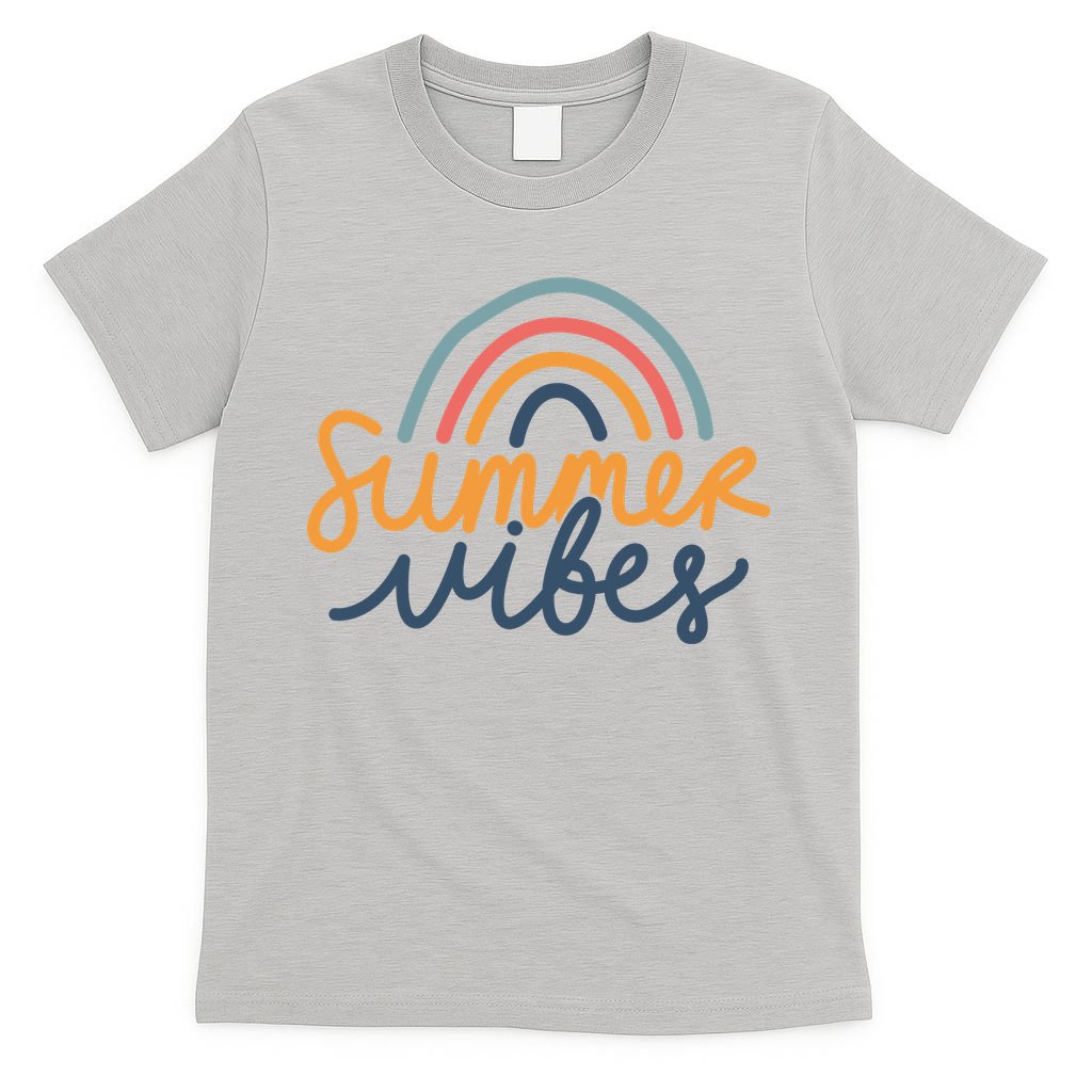 Summer Vibes Rainbow Cute T-Shirt