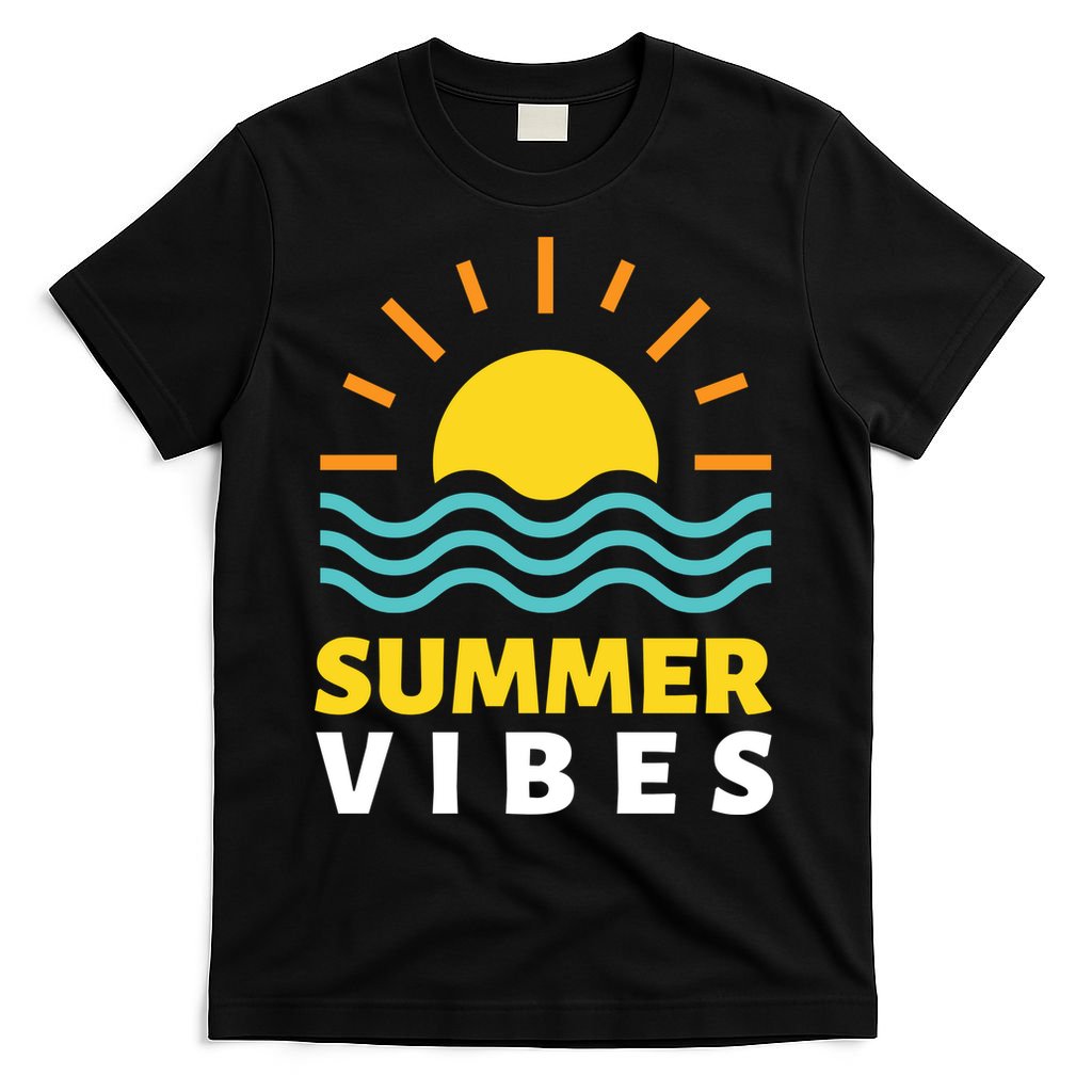 Summer Vibes Sunset Ocean T-Shirt