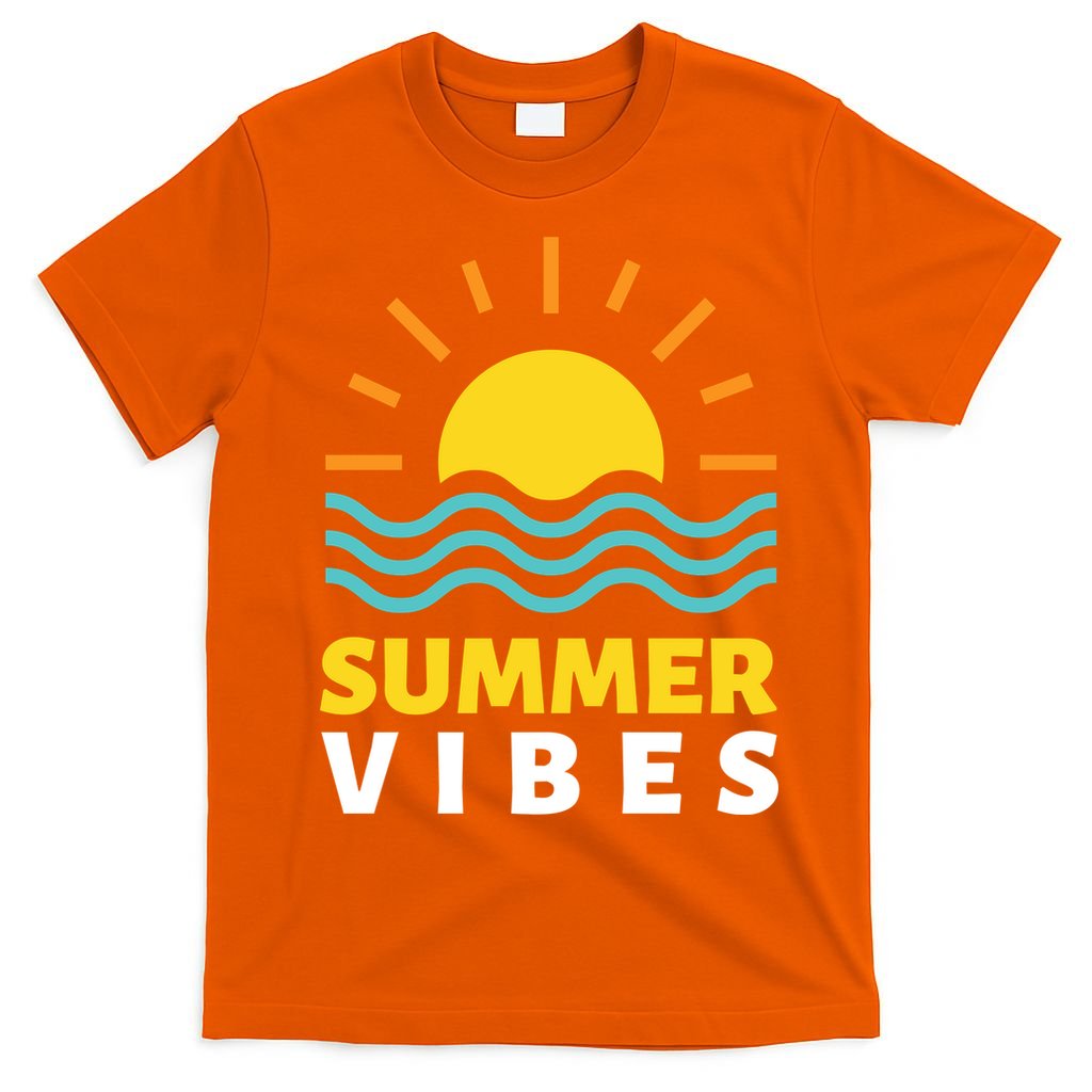 Summer Vibes Sunset Ocean T-Shirt