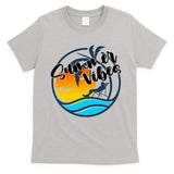 Summer Vibes Sunset Beach Tropical T-Shirt