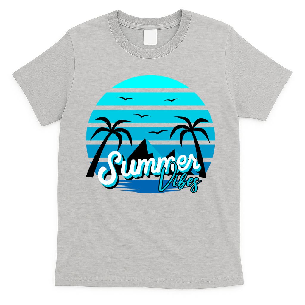 Summer Vibes Tropical Beach Vacation T-Shirt