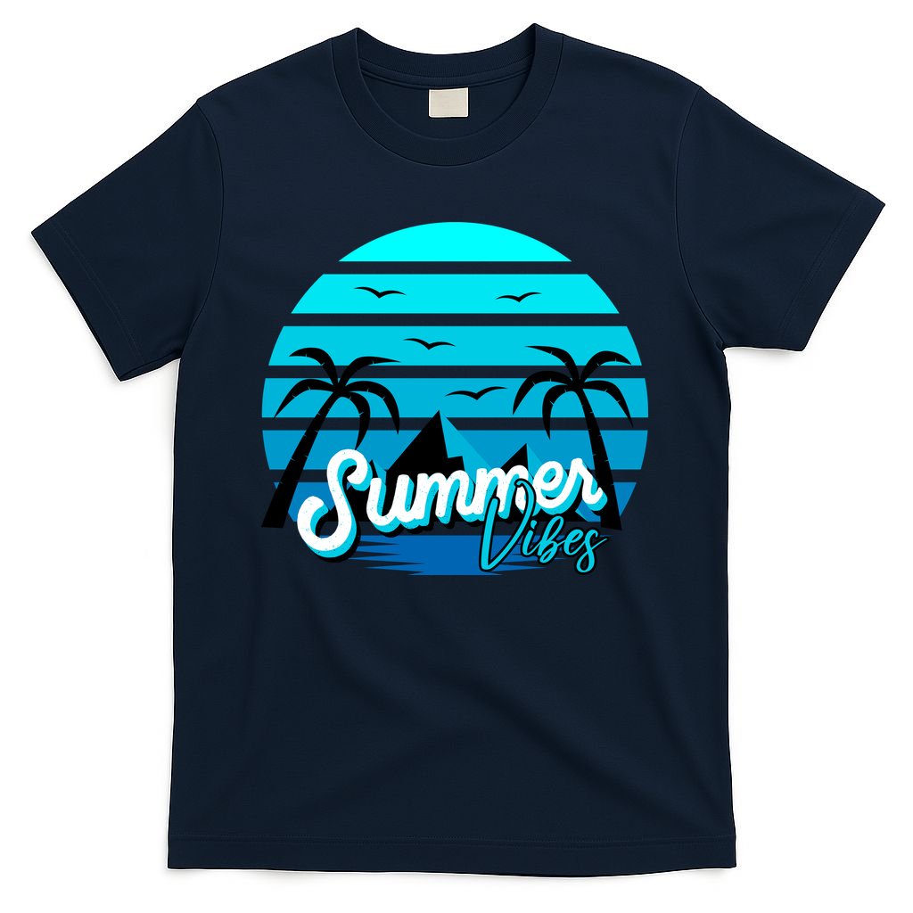 Summer Vibes Tropical Beach Vacation T-Shirt