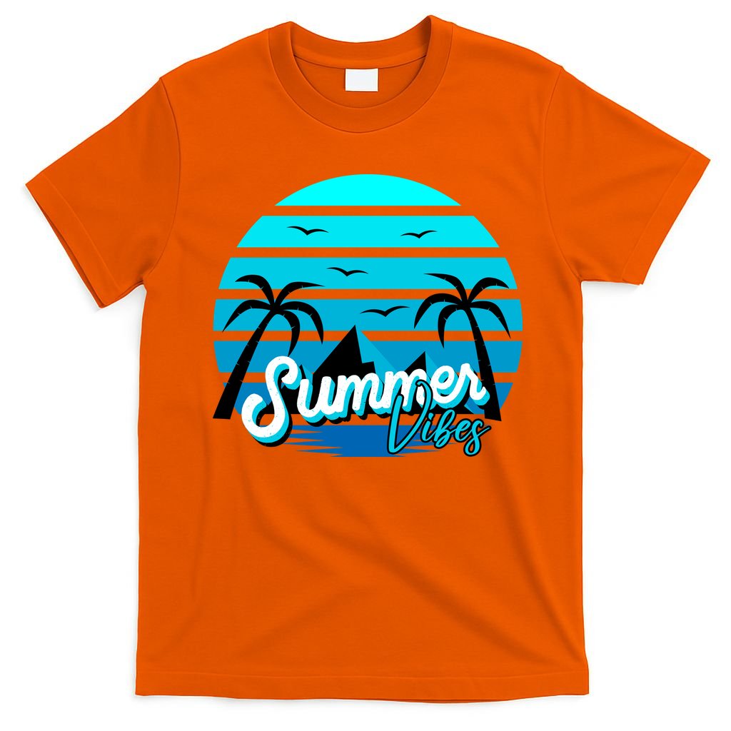 Summer Vibes Tropical Beach Vacation T-Shirt