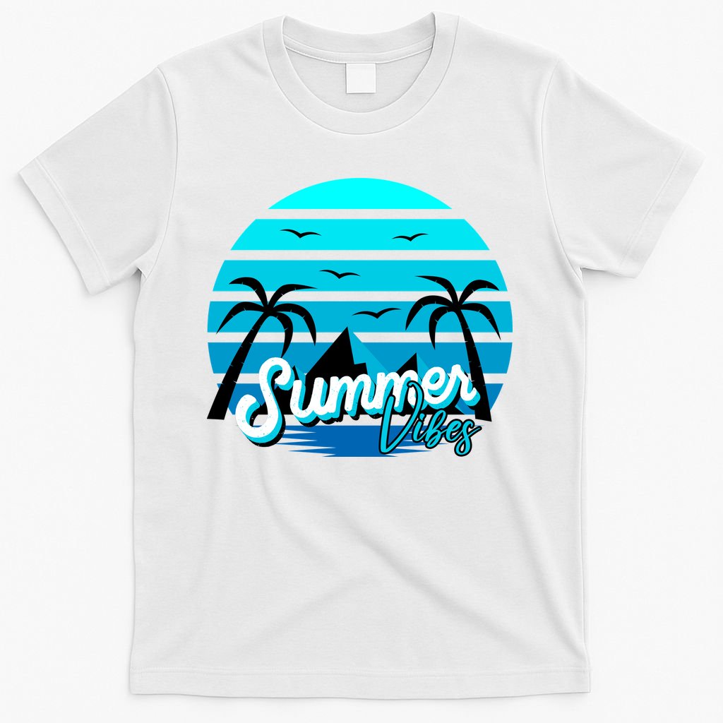 Summer Vibes Tropical Beach Vacation T-Shirt