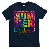 Summer Vibes Tie Dye Colorful Fun T-Shirt