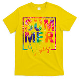 Summer Vibes Tie Dye Colorful Fun T-Shirt