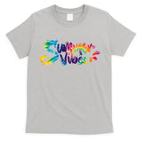 Summer Vibes Tie Dye Rainbow T-Shirt