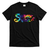 Summer Vibes Tie Dye Rainbow T-Shirt