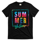 Summer Vibes Tie Dye Summer Vacation T-Shirt