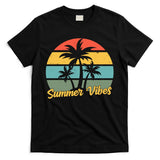 Summer Vibes Tropical Retro Sunset T-Shirt