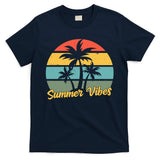 Summer Vibes Tropical Retro Sunset T-Shirt