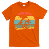 Summer Vibes Tropical Retro Sunset T-Shirt